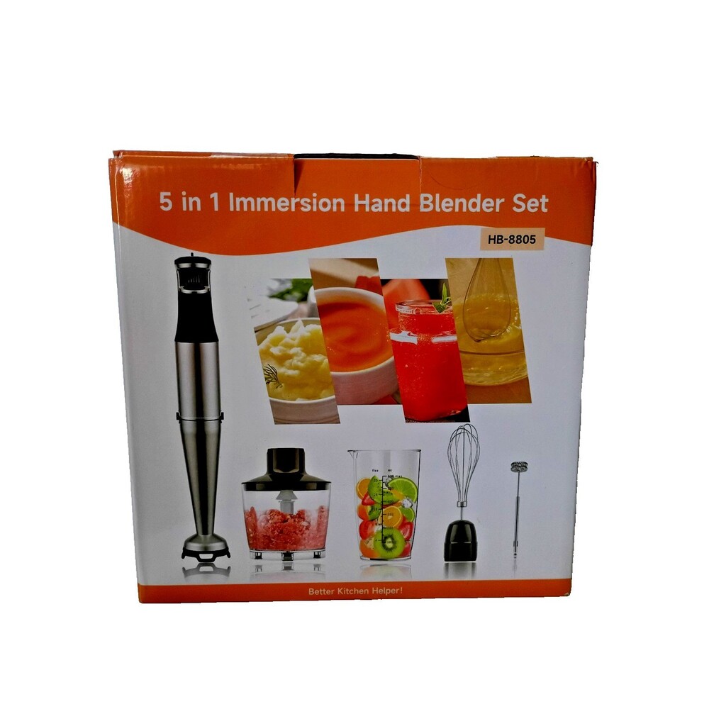 5 in 1 Immersion Hand Blender 1100W HB-8805